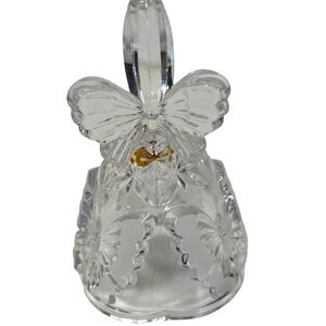 Crystal Bell with Butterfly‎ Elegant Glass Bell Collectible Decor
